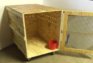 IATA Wood Shipping Crate Dog 